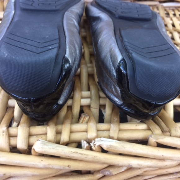 Me Too Luca 5 silver and black flats - Picture 7 of 8